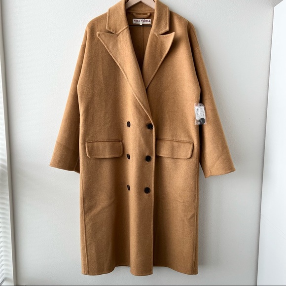 NWT Free People Adore You Longline Slouchy Coat - Picture 1 of 12